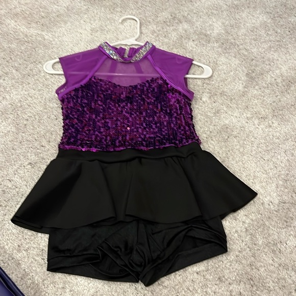 Weissman Purple Biketard Large Child - Picture 1 of 5